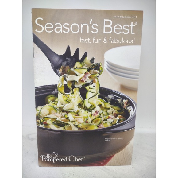 Pampered Chef Seasons Best Recipe Collections Cookbooks Lot of 22+ 1994 to 2019 - Picture 4 of 14